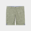 Bermuda chino droit Creeks vert kaki homme