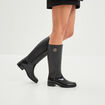 Bottes de pluie cavalières Mosquitos noir femme