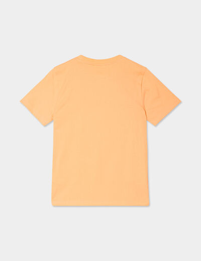 T-shirt manches courtes Pokémon rose saumon garçon
