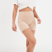 Cycliste gainant sans couture beige femme