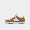 Baskets en cuir su&eacute;dine antid&eacute;rapantes marron cognac homme