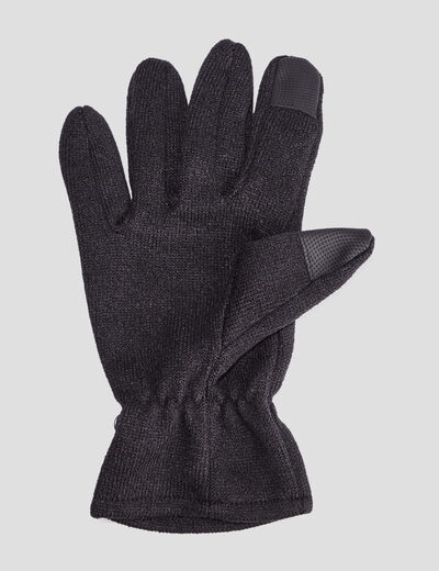 Gants noir homme