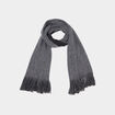 &Eacute;charpe &agrave; franges gris homme