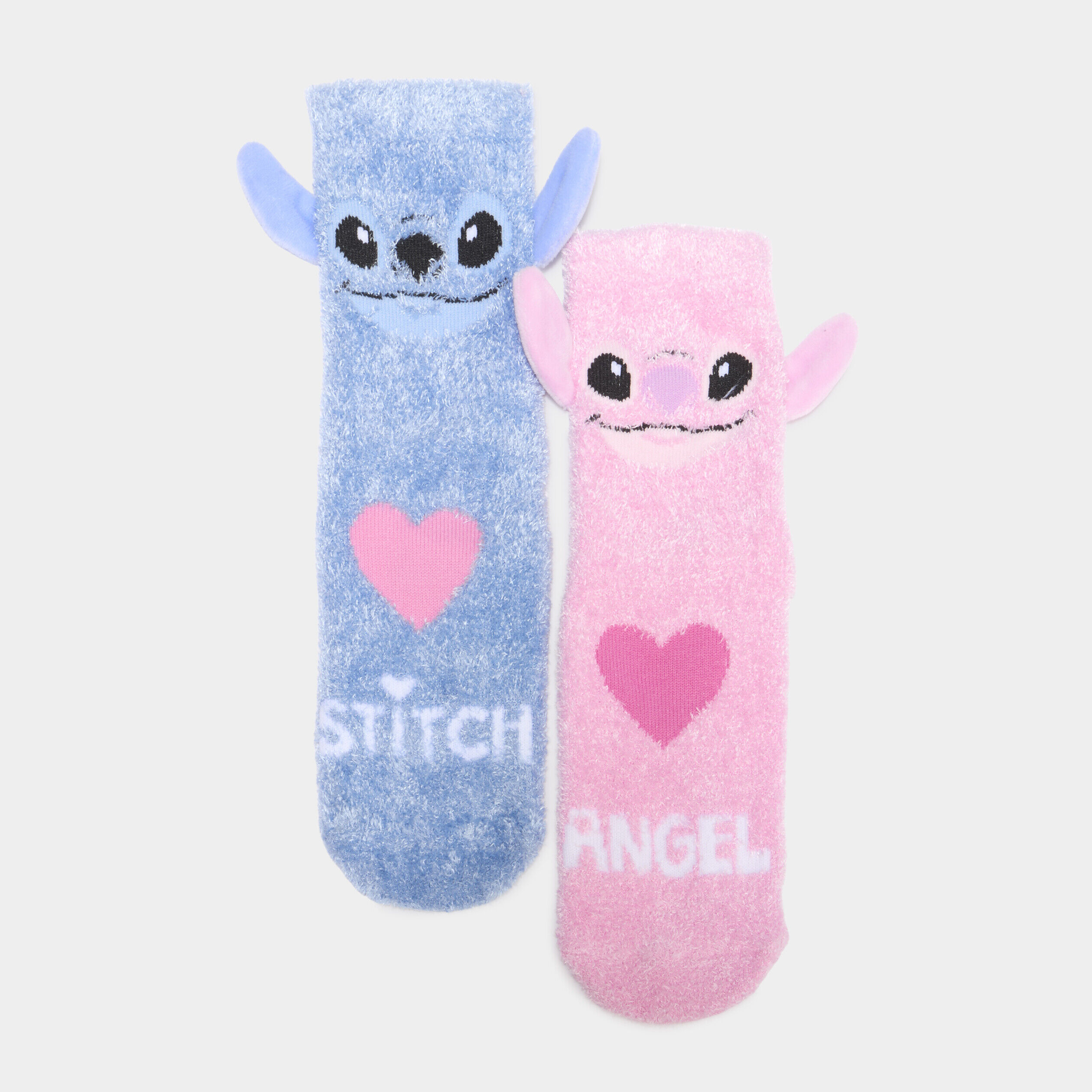 Lot 2 paires chaussettes Stitch multicolore fille