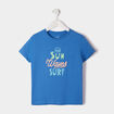 T-shirt à manches courtes bleu garçon