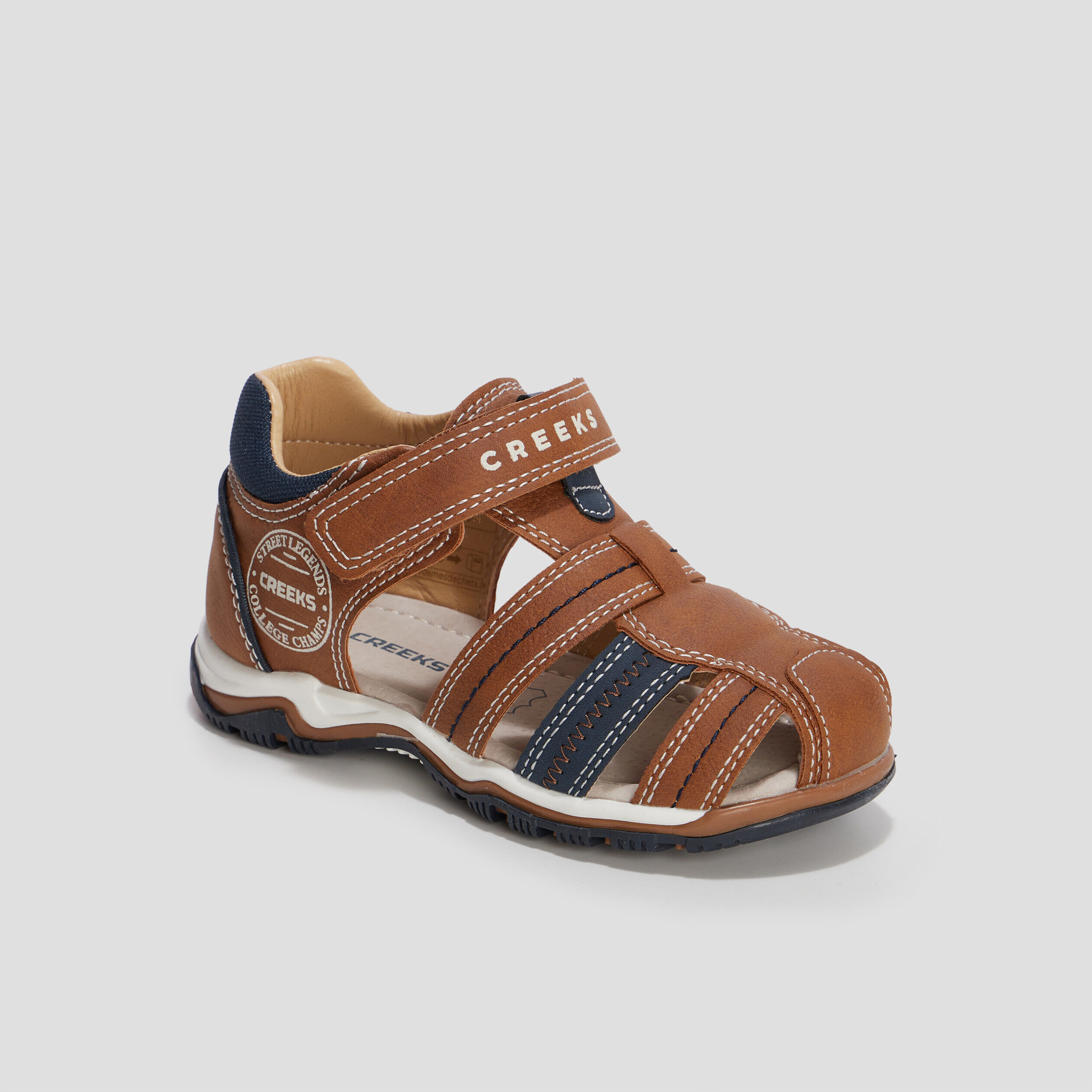 Sandales Creeks marron garçon CREEKS