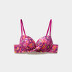 Haut de maillot de bain push up violet femme