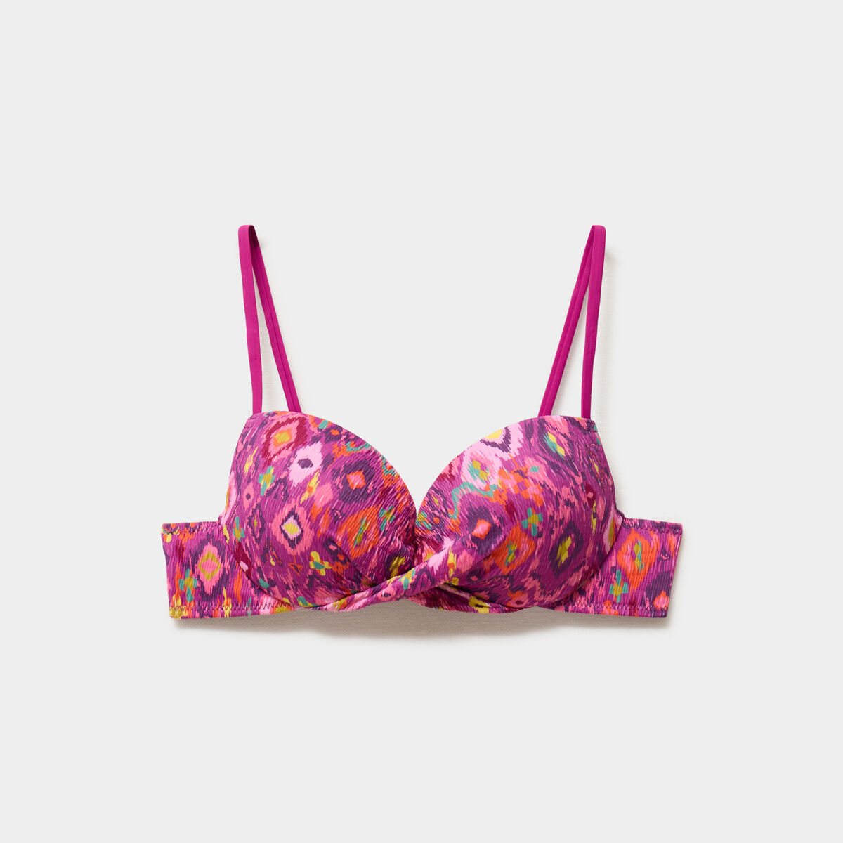 Haut de maillot de bain push up violet femme
