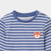 T-shirt manches longues coton ecru b&eacute;b&eacute; gar&ccedil;on
