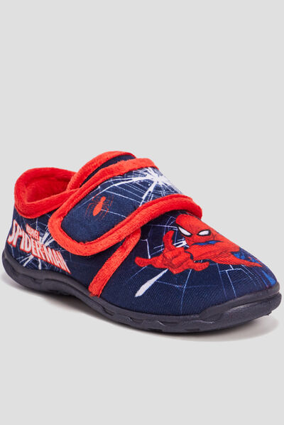 Chaussons montants Spider-Man bleu garçon