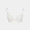 Soutien-gorge foulard padd&eacute; blanc femme