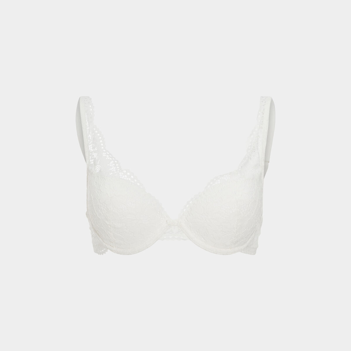 Soutien-gorge foulard padd&eacute; blanc femme