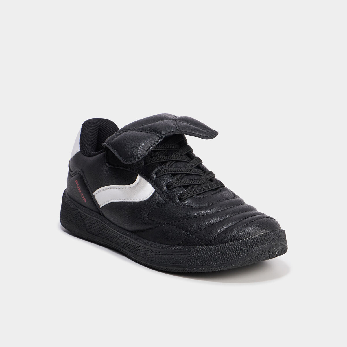Tennis basses &agrave; lacets &eacute;lastiqu&eacute;s noir gar&ccedil;on
