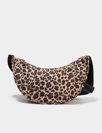 Sac banane en bandouli&egrave;re sable femme