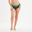Shorty en micro dentelle vert menthe femme