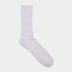 Lot 2 paires chaussettes côtelées gris clair homme