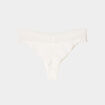 Lot 2 tangas micro sans couture blanc femme