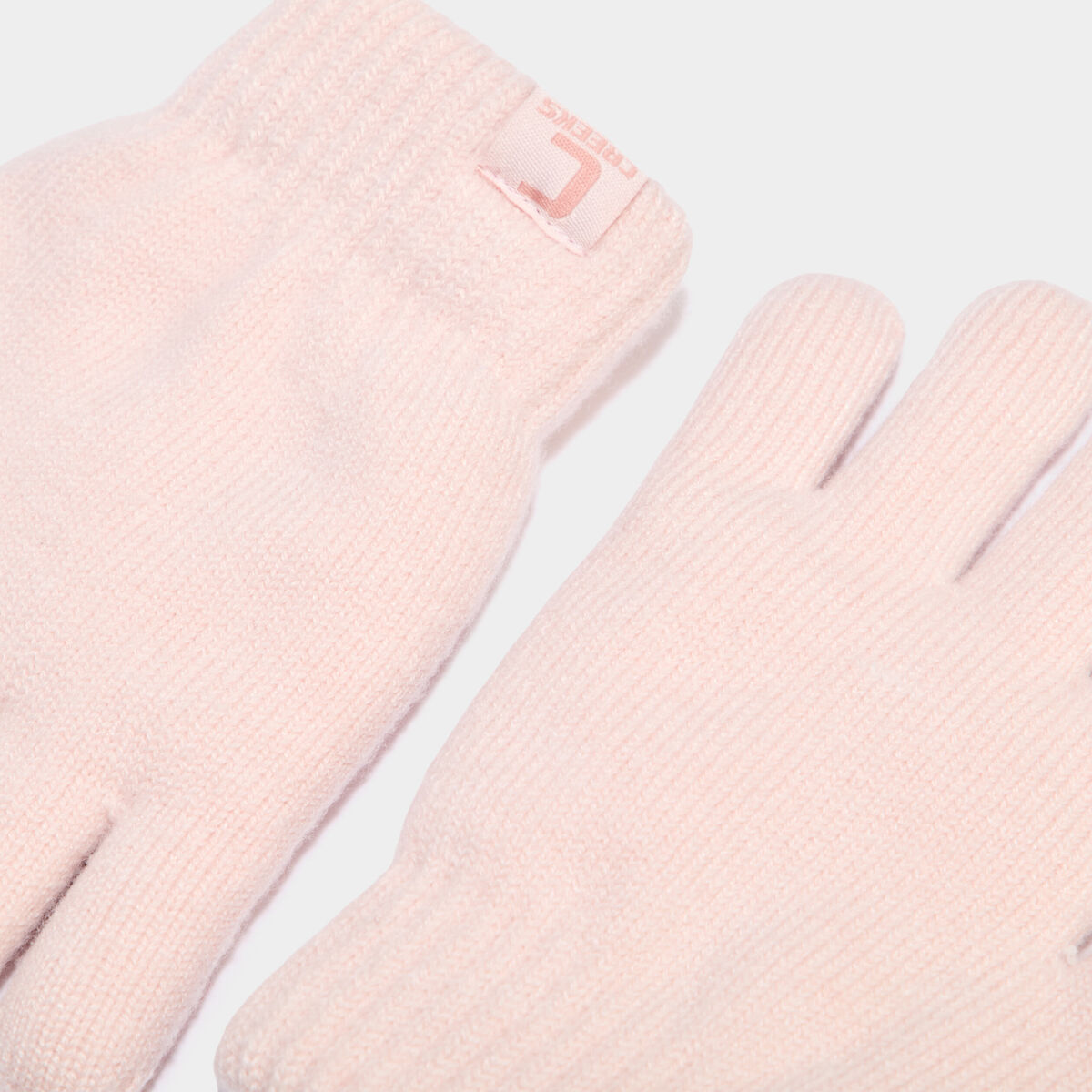 Gants rose clair fille