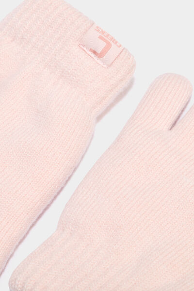 Gants rose clair fille