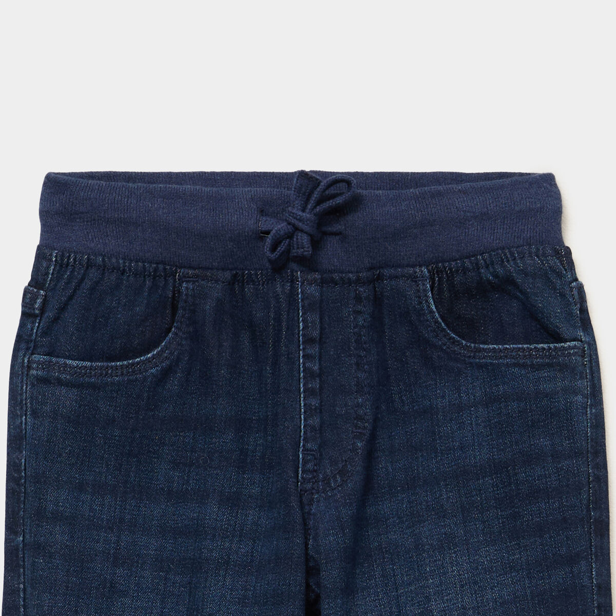 Jeans regular taille &eacute;lastiqu&eacute;e bleu gar&ccedil;on