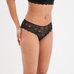 Shorty en dentelle noir femme