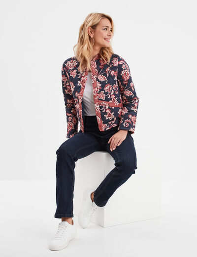 Jeans regular 5 poches coton Creeks denim brut femme