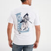 T-shirt manches courtes One Piece Luffy blanc homme
