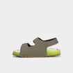 Sandales avec boucles Kickers vert kaki garçon