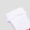 Chaussettes coton avec print blanc b&eacute;b&eacute;