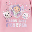 Sweat hoodie Gabby et la Maison magique rose poudrée fille