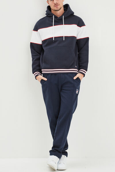 Sweat à capuche hoodie Creeks bleu marine homme
