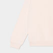 Sweat col rond manches longues creme fille