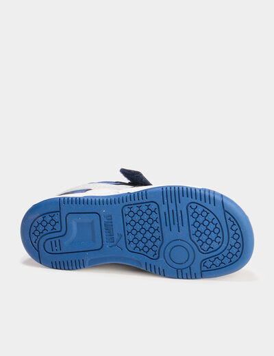 Tennis basses Puma Rebound V6 bleu fonc&eacute; gar&ccedil;on