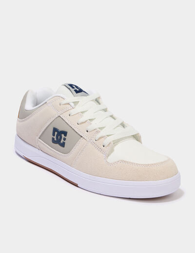 Baskets en cuir antid&eacute;rapantes sable homme
