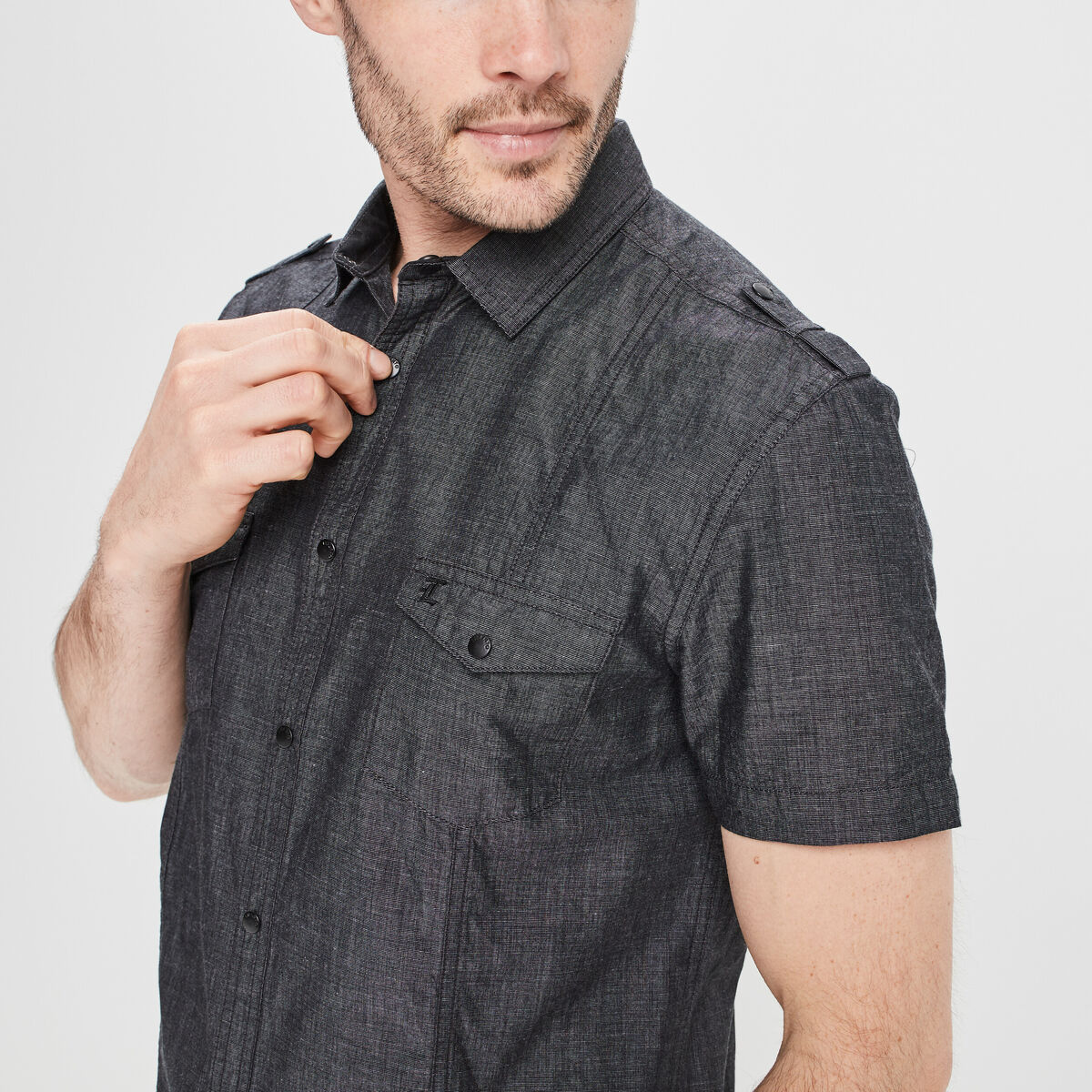 Chemise Liberto gris homme