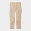Pantalon cargo taille &eacute;lastiqu&eacute;e beige homme
