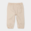 Pantalon jogger bas élastiqué coton beige bébé garçon