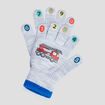 Gants tricotés gris clair garçon