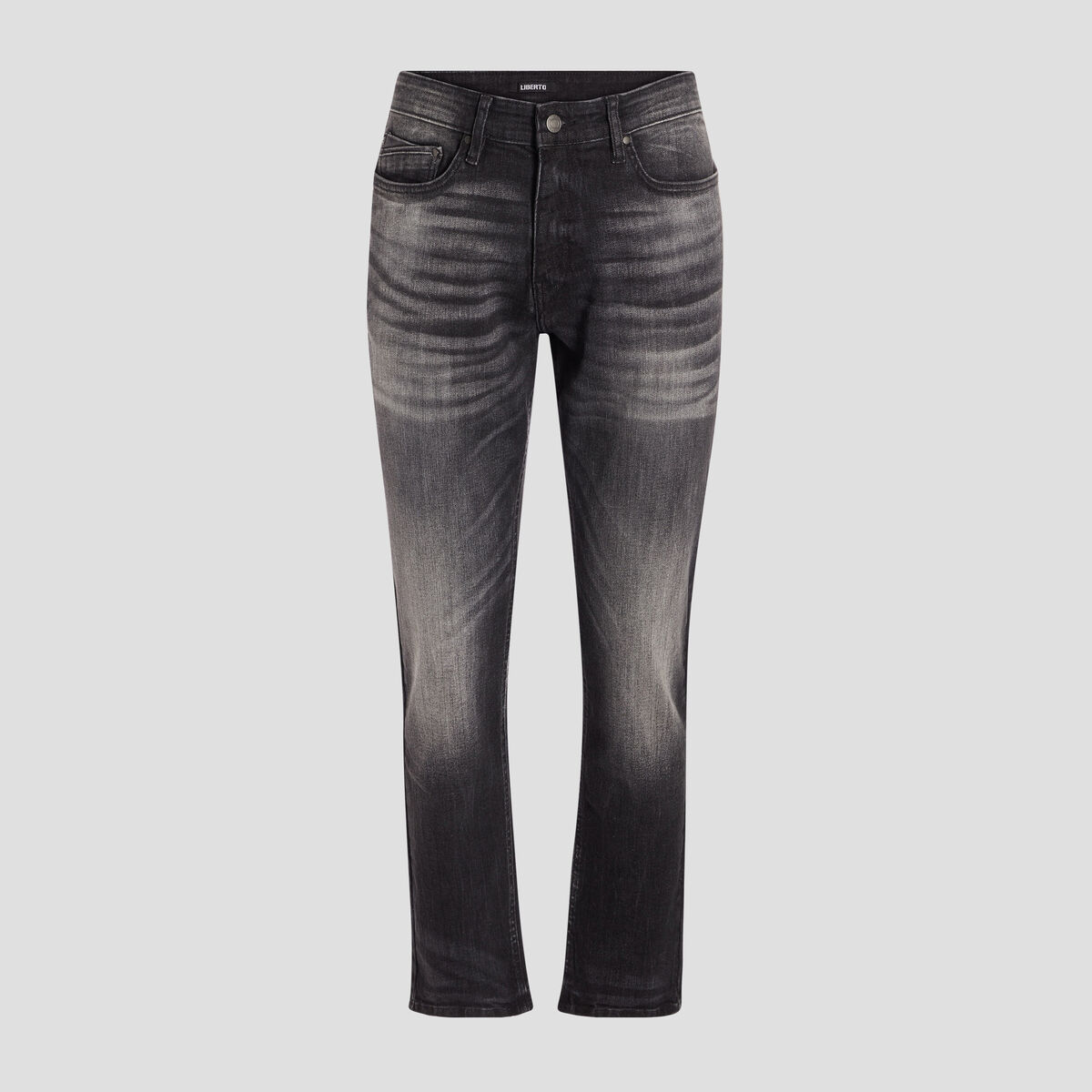 Jeans regular denim gris fonce homme