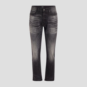 Jeans regular denim gris fonce homme