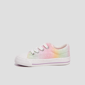 Tennis à lacets Creeks multicolore fille