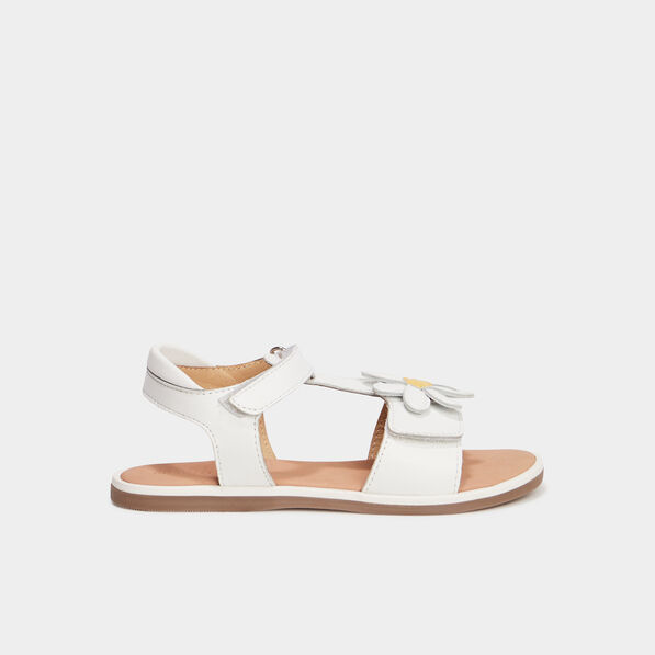 sandales en cuir paritt blanc fille Sandales en cuir Paritt blanc fille