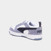 Tennis &agrave; lacets en cuir Puma Rebound V6 bleu lavande homme