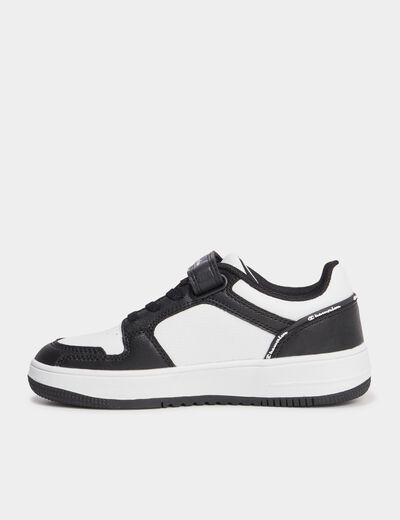 Tennis à scratchs Rebound Low Champion noir garçon