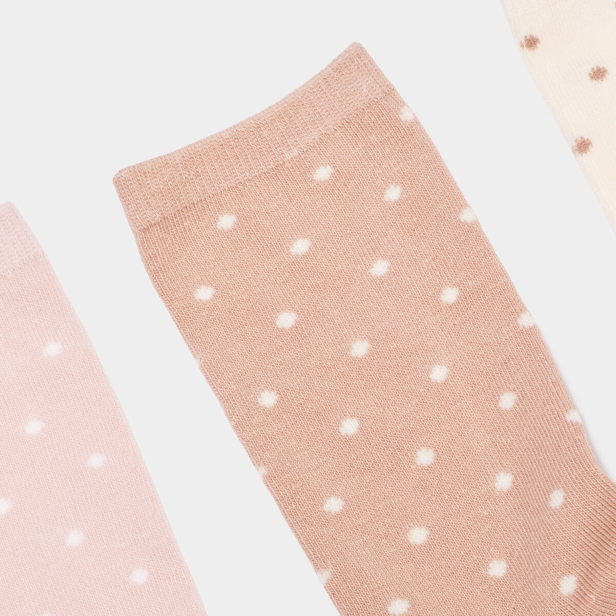 Lot 5 paires chaussettes coton multicolore femme