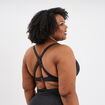Haut de maillot de bain avec cordons noir femme grande taille