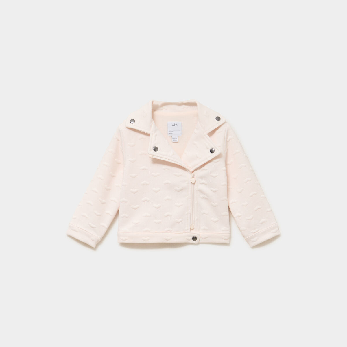Veste esprit biker matelass&eacute;e creme b&eacute;b&eacute; fille