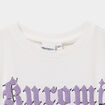 T-shirt coton Hello Kitty Kuromi blanc fille