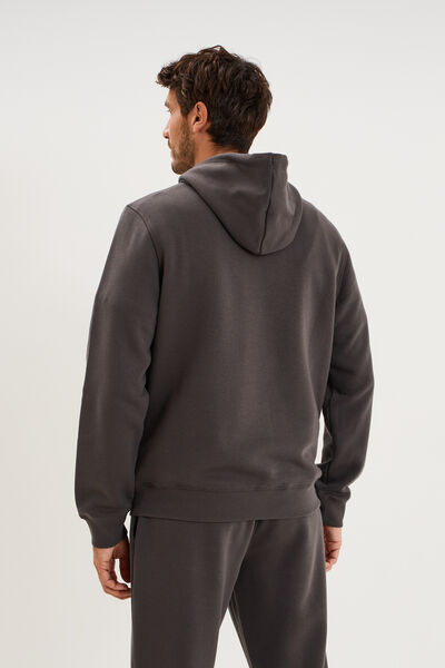 Sweat hoodie 1 poche &agrave; capuche UFC noir homme