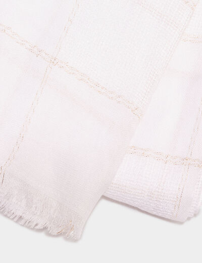 Foulard ivoire femme